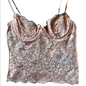 Guess Pink Lace Cami Top